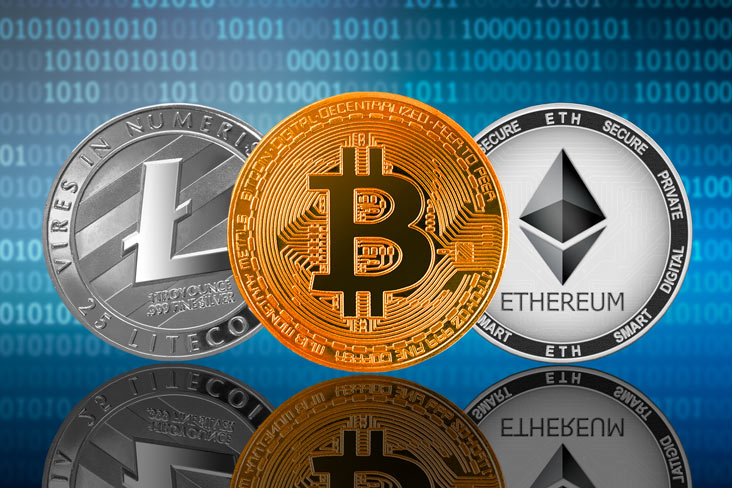 bitcoin ethereum arba litecoin prekybai al monetomis